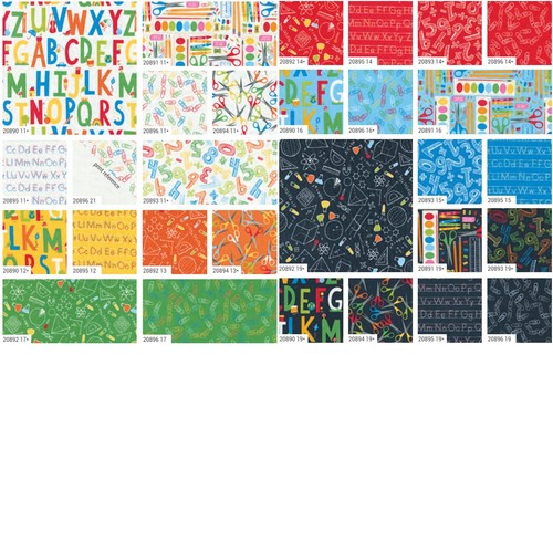 Back to School Charm Pack by Stacy Iest Hsu for Moda Fabrics - Picture 2 of 2