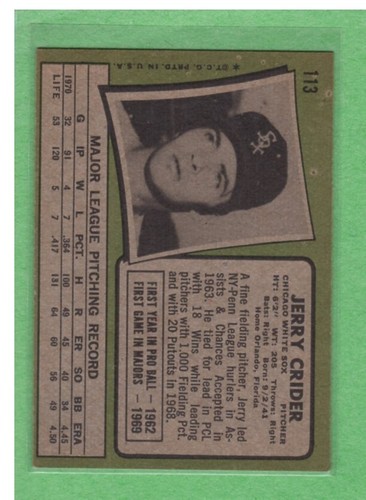1971 Topps Baseball Series 1 complete your set - Picture 198 of 228