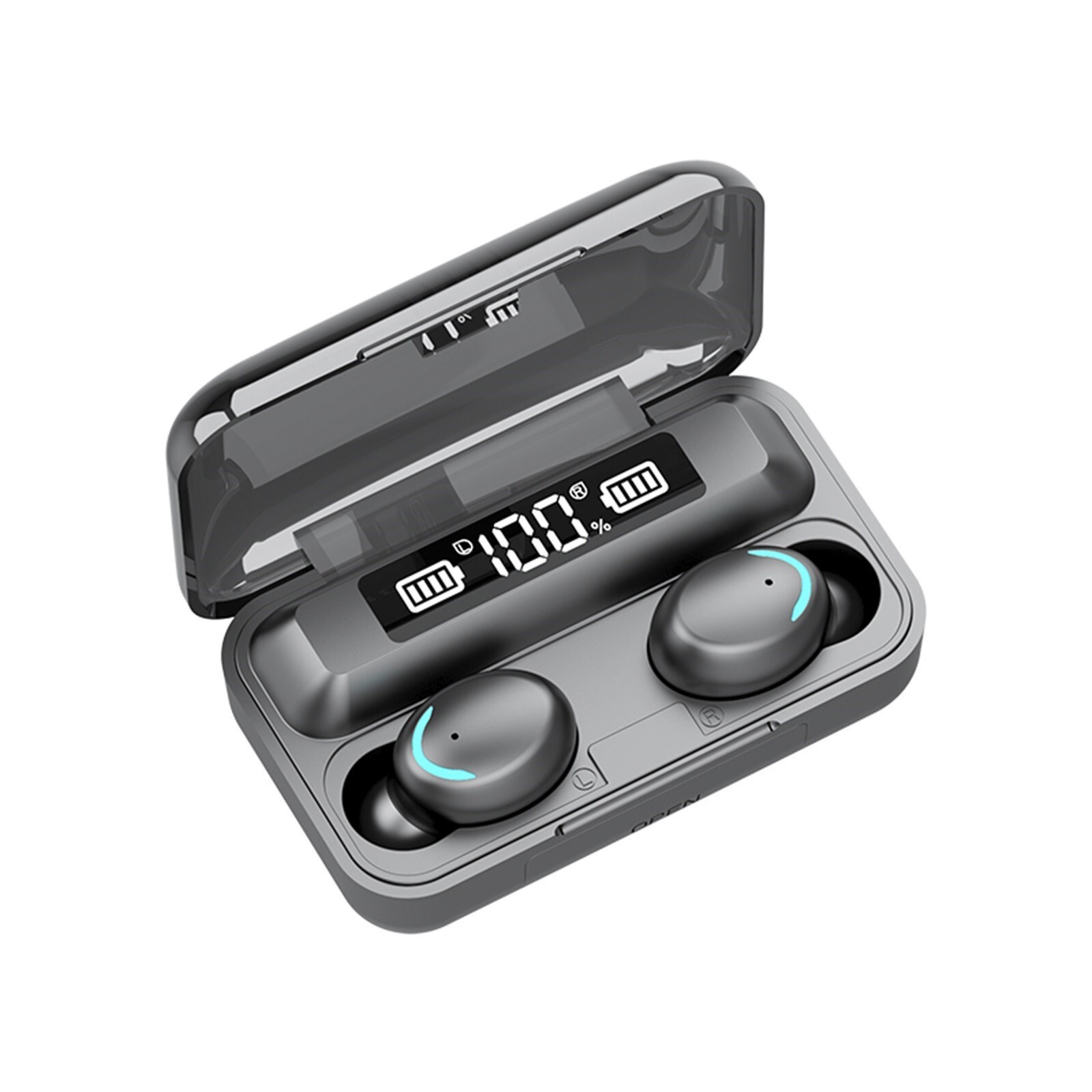 Bluetooth Earphone Charging Digital 5.0 LED Earphone Bluetooth Box 2500mAh