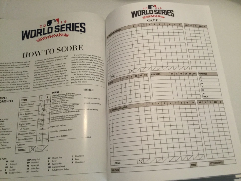 Chicago Cubs vs Cleveland Indians 2016 World Series MLB Official Program - Image 4 of 4