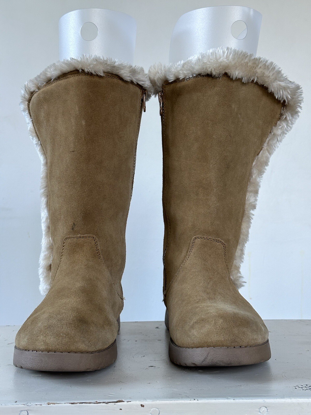 Universal Thread Daniela Brown Suede Boots Women'… - image 8