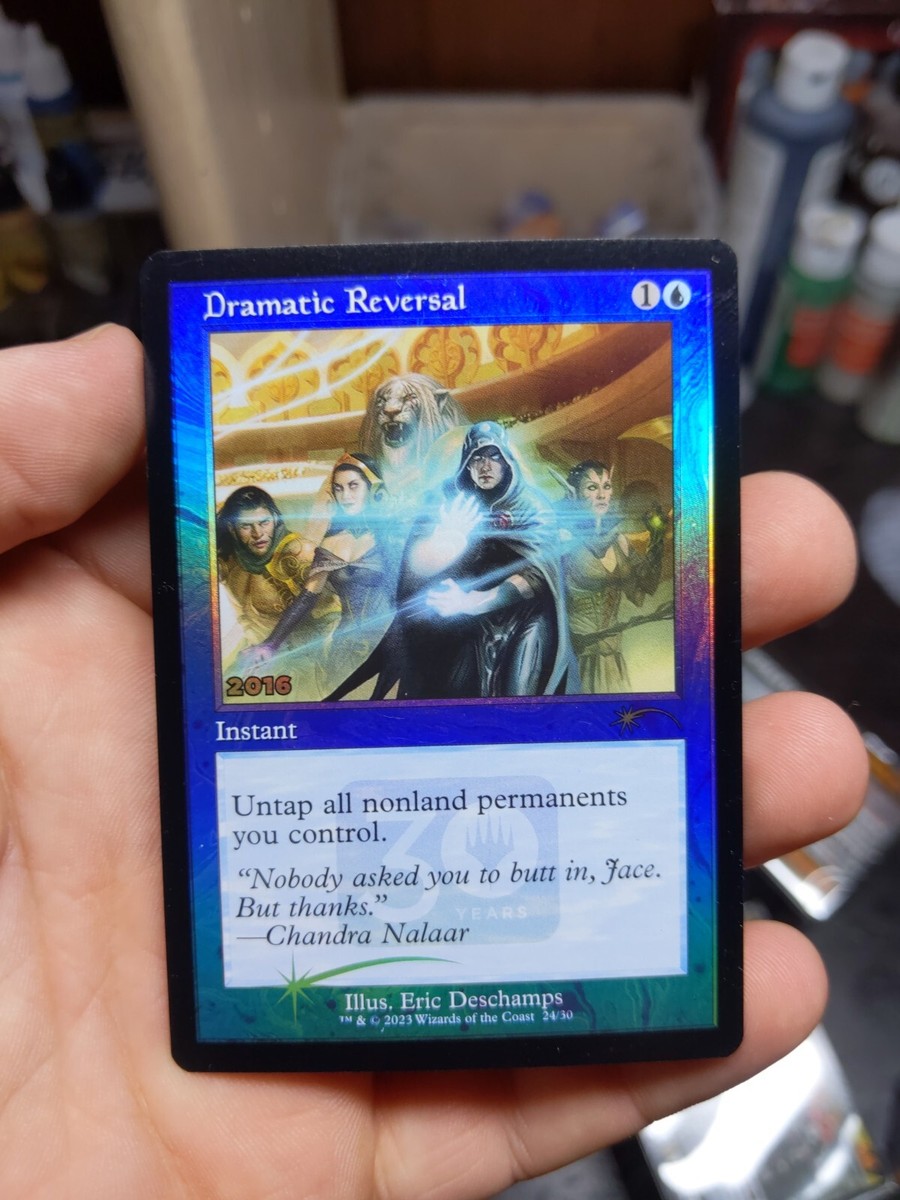 Dramatic Reversal Foil Rare 30th Anniversary Promo MtG
