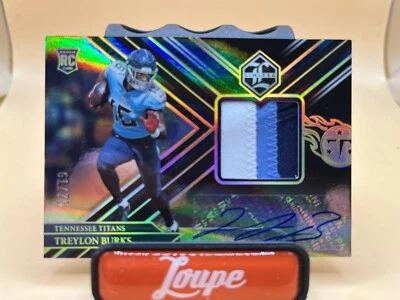 Treylon Burks 2022 Limited RPA 3 Color Patch #’d/75 #114 Tennessee Titans - Image 1 of 3