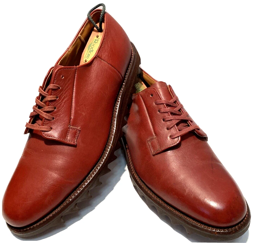Zapatos De Colección Nathan Hack Suela Ondulada Derby Hamilton LTD Marrón Para Hombres Talla 8 RARO Foto 4 de 4