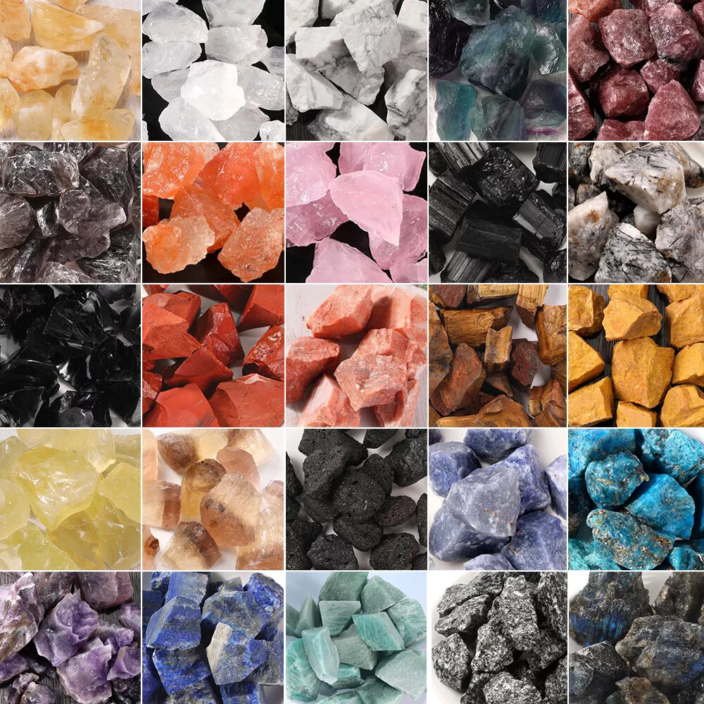 Gemstones for Kids Arts and Crafts, Loose Gemstones Craft Supplies Gems  Coloured Jewellery 100g 