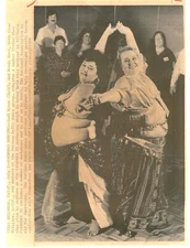 FATWORKS Dancing Class of MILLBRAE California VINTAGE 1968 Press LaserPhoto