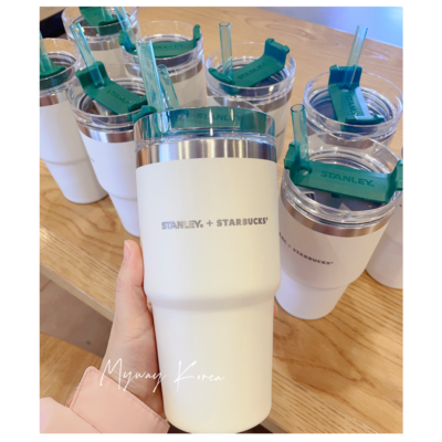 Starbucks Korea New Stanley Cream quencher Coldcup 591ml / 20oz