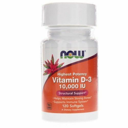 Now Foods Vitamin D-3 10.000iu hochpotent, 120 Weichkapseln Now Foods D3 10000 - Bild 1 von 1