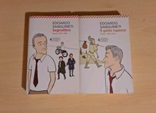 Edoardo Sanguineti Segnalibro Il gatto lupesco Feltrinelli (2 Libri)