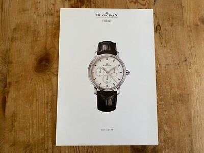 Technisches Datenblatt BLANCPAIN Ficha Técnica - VILLERET Ref. 6185-1127-55