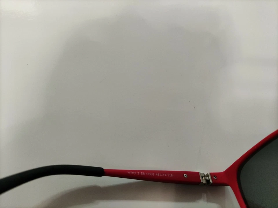 Occhiali da sole Nau unisex 10 anni colore rosso/nero - Immagine 3 di 3