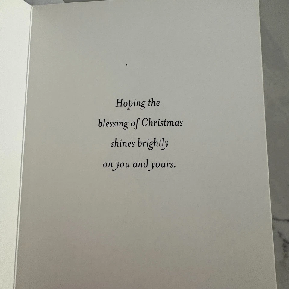 Hallmark Seasons of Light Snowflake Holiday Christmas Greeting Card w/Envelope - Image 3 of 4