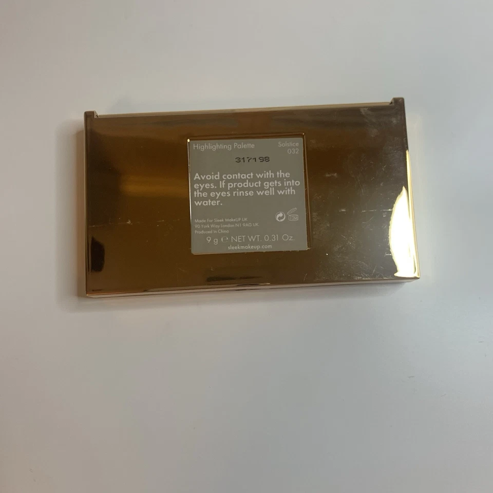 Highlighter Palette Sleek Makeup Full Size Solstice New - Image 3 of 3