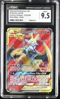 CGC 9.5 MINT+ Charizard & Braixen GX Cosmic Eclipse 212/236 Holo Pokemon Card