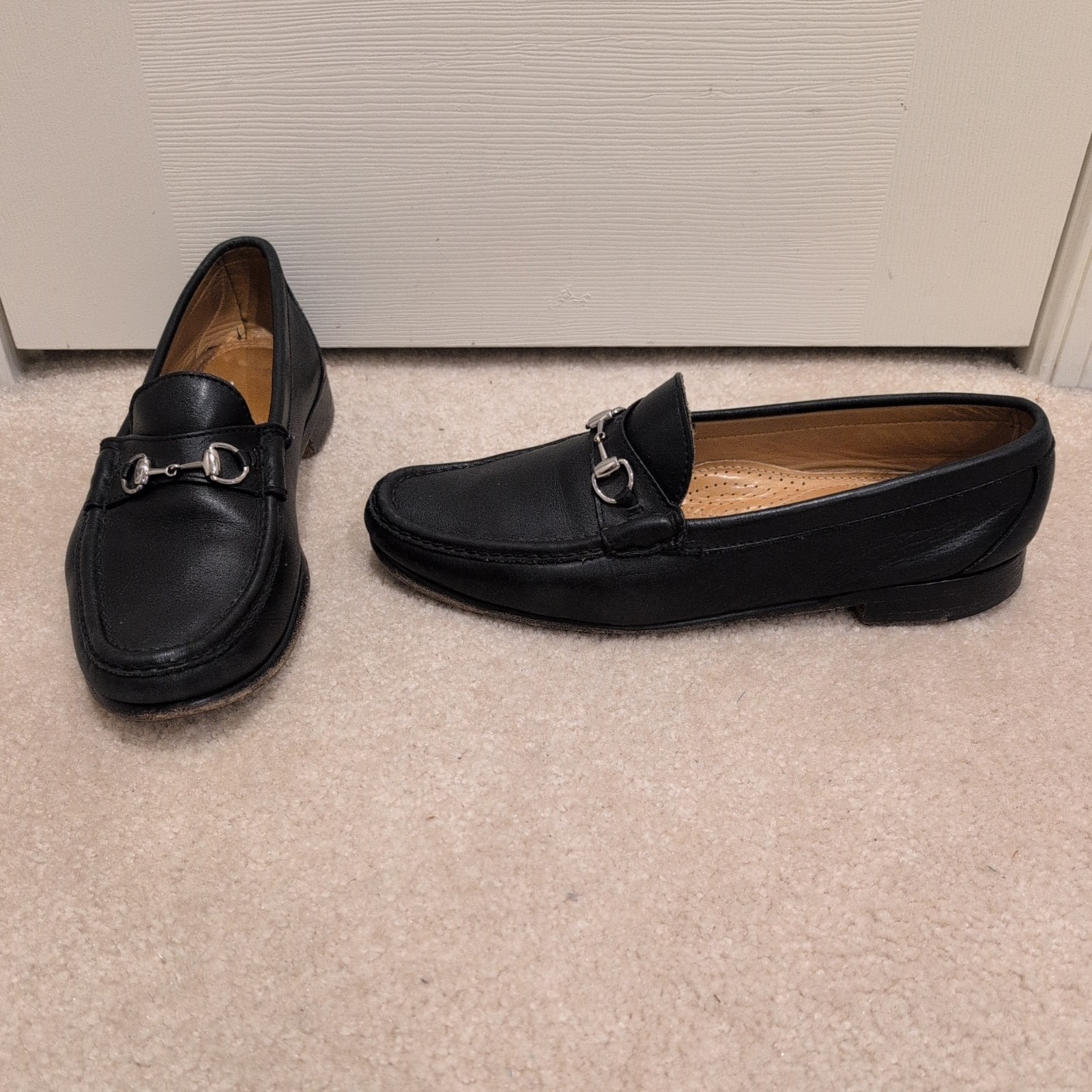 Alden H467 Black Calfskin Horse Bit Loafer