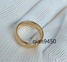 Lord of the Rings The One Ring Tungsten New Gift Glossy Men Cool Chain Ring