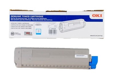 OKI 45862826 CYAN GENUINE TONER CARTRIDGE FOR ES8473 SERIES FREE SHIPPING