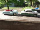 VINTAGE DINKY TOYS AUSTIN ATLANTIC AND VAUXHALL CRESTA  ALL ORIGINAL