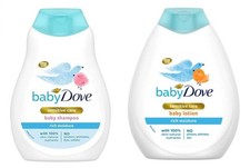 Baby Dove Rich Moisture 1 Shampoo 1 Lotion Sensitive hypoallergenic 400ml comb