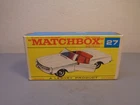 MATCHBOX LESNEY No 27D VINTAGE ORIGINAL BOX FOR MERCEDES BENZ 230 SL MINT COND.