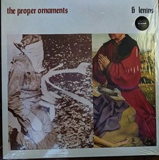 The Proper Ornaments 6 Lenins Vinyle CLEAR LP Neuf OVP Tapete Records