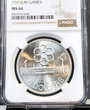 Silver NGC Singapore Coins for sale | eBay