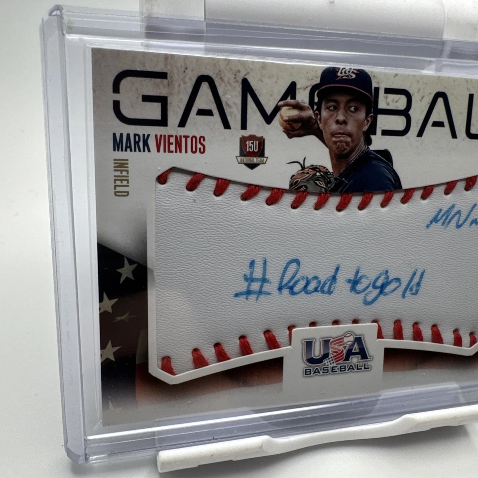 2014 USA Baseball Box Set Mark Vientos Inscriptions Auto /10 “Road To Gold” - Image 2 of 4