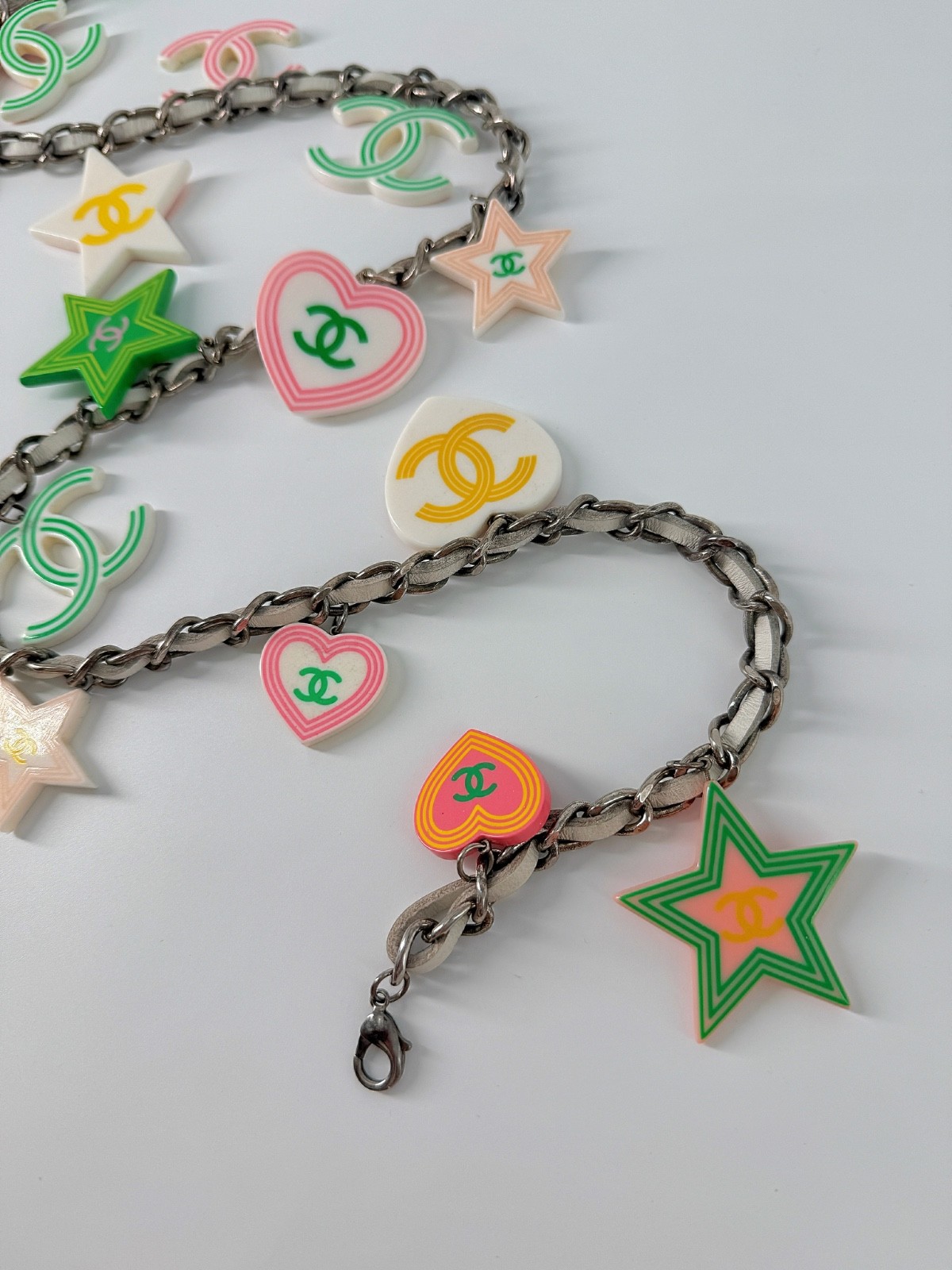 Chanel 2004 Cruise Multicolor Charm Necklace/Belt image 7