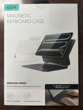 ESR Magnetic Keyboard Case Rebound iPad A16 11th Gen iPad 10 10th Gen BLACK