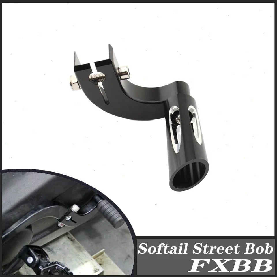 Palanca de cambio del talón con estriberas de cambio para Harley Davidson Softail Street Bob Foto 4 de 4