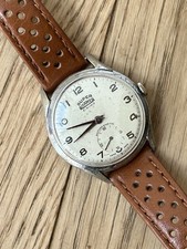 Roamer Super 21 Rubis Orologio Vintage Anni 40/50 36mm Small Seconds Swiss Made