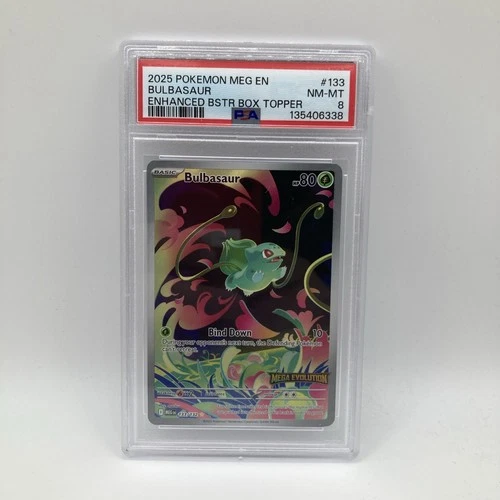 POKÉMON 2023 MEW EN BULBASUR PSA 8
