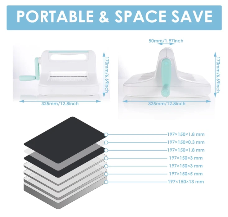 Máquina troqueladora руководство 6» para repujar hacer tarjetas artesanales - Изображение 2 из 4