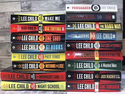 17 Jack Reacher Lee Child Series (Midnight Line, Night school). Title (Running B