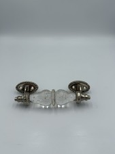 New Rare Handmade Bubble Glass Solid Door Han...