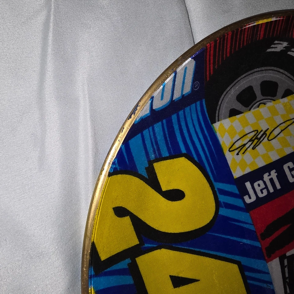 复古 Jeff Gordon 24 NASCAR 收藏板 8 英寸和 10 英寸加地毯工艺套件 20x30 — 第 4/4 张图片