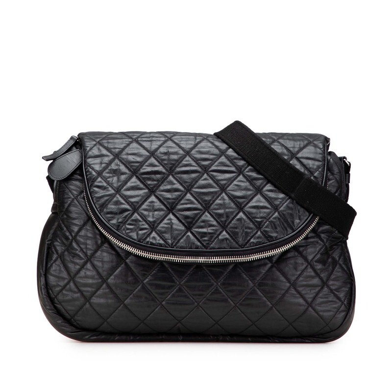 Chanel Matelasse Coco Mark Shoulder Bag Leather 409306