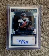 TANK DELL 2023 PANINI ONE DAY ONE ROOKIE AUTO BLUE RC AUTO /75