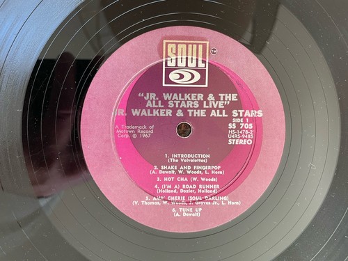 Jr. Walker & the All Stars “Live!” vinyl LP VG+ 1967 Soul SS 705 Stereo Van Dyke - Bild 4 von 6