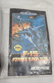 Sega Genesis Version 2 System Console with F15 Strike Eagle Game