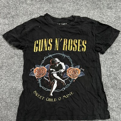 Guns N' Roses T-Shirt Mens Size S Black Sweet Child O' Mine Rock Band Tee