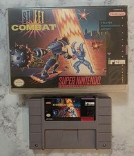 Street Combat (Super Nintendo, SNES, 1993) Cartridge Tested - Repro Case