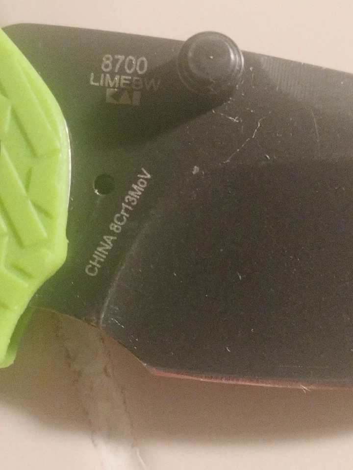 Faca de bolso Kershaw Shuffle Linerlock Lime GFN dobrável 8Cr13MoV 8700LIMEBWX - Imagem 2 de 4