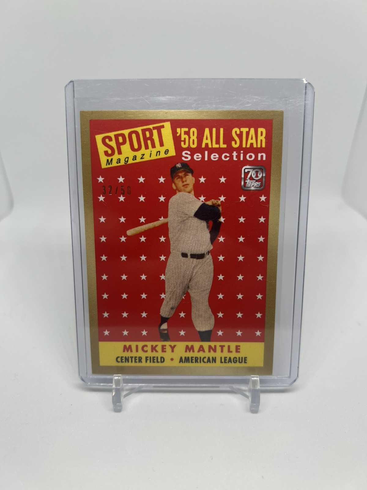 Mickey Mantle - #15 - Gold SSP /50 - 2021 Topps X Special Collection