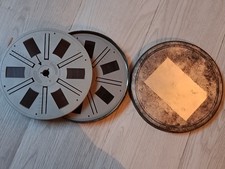 Boite de 2 bobines 120 m super 8 Mickey jubilé, tom et jerry, daffy duck, sonore