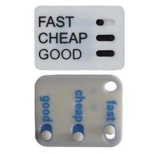 Good Fast Cheap Fidget Toy: Pick Two Pricing Tool Gag Gift - Unique Mechanism