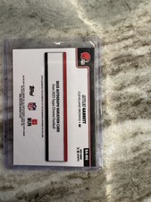 2025 Topps Chrome Football Myles Garrett Red Parallel Autograph 3/5 Browns