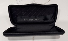 Balenciaga Eyeglasses Case / Cloth Black Hard Clamshell Authentic Designer