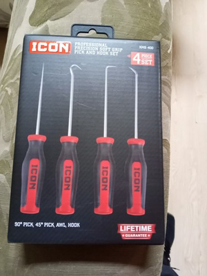 #ad Icon Professional Tools Precision Soft Grip Mini Pick hook Set Mini Pick Set $25.99