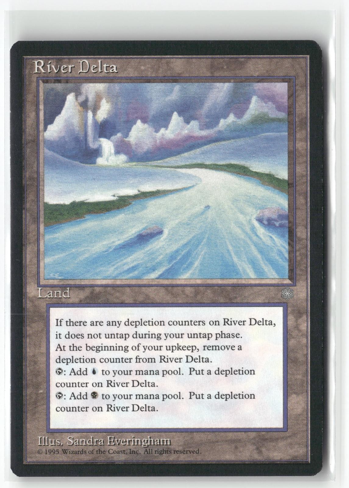 River Delta Rare Ice Age Magic: The Gathering Near Mint